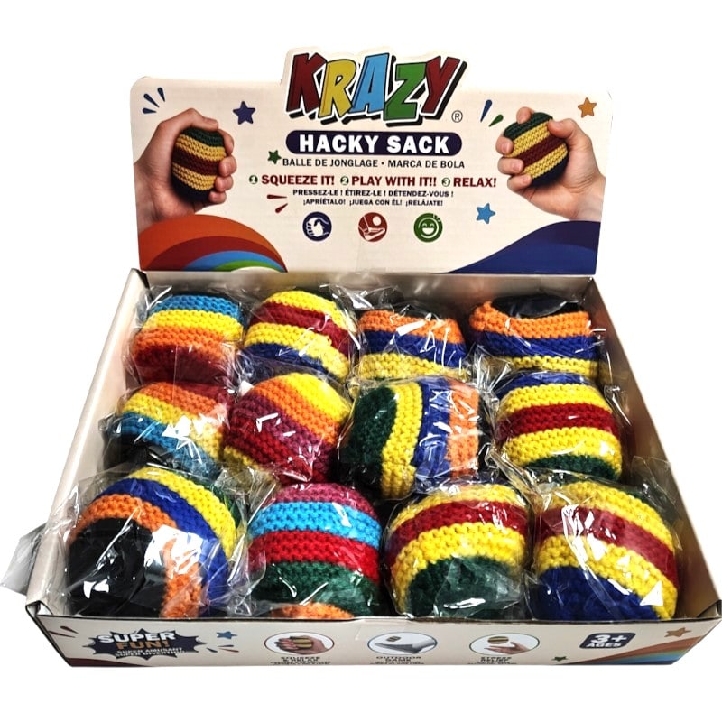 Krazy Hacky Sack Cooton Thread Ball 12ct