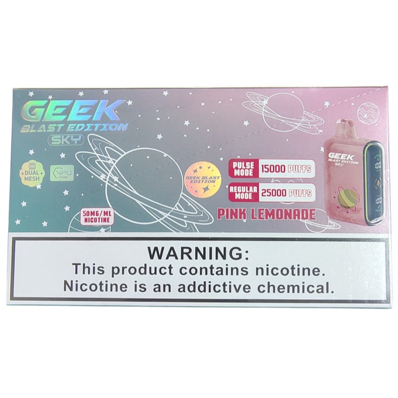 Geek Blast Sky 25k Puff 5ct Box - Pink Lemonade