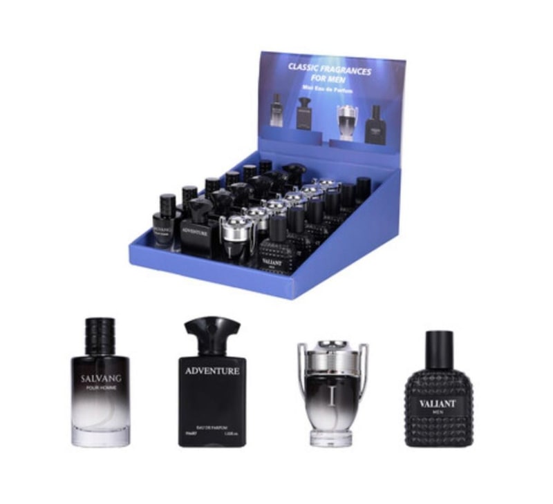 Display Men's Classic Mini Perfume 30ml 24ct