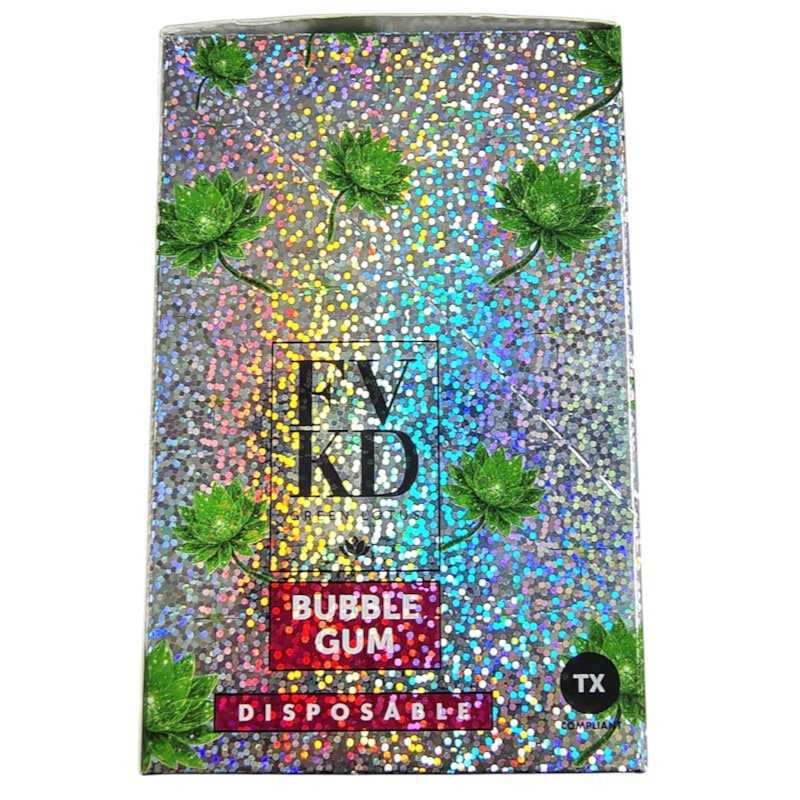 FVKD Green Lotus 1.5gm Disposable 5ct Box - Bubble Gum