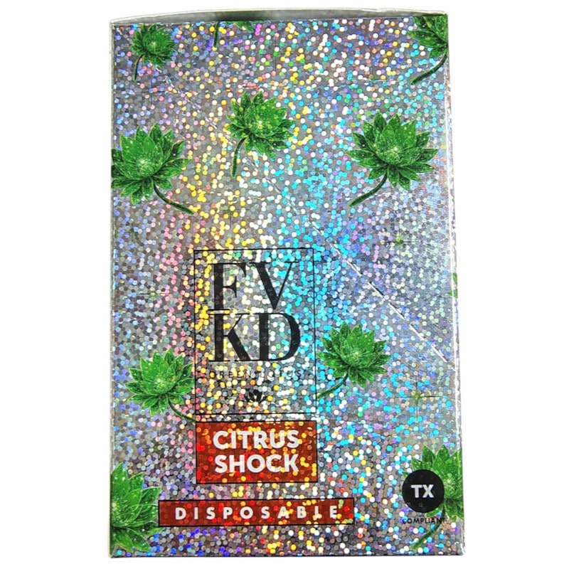 FVKD Green Lotus 1.5gm Disposable 5ct Box - Citrus Shock