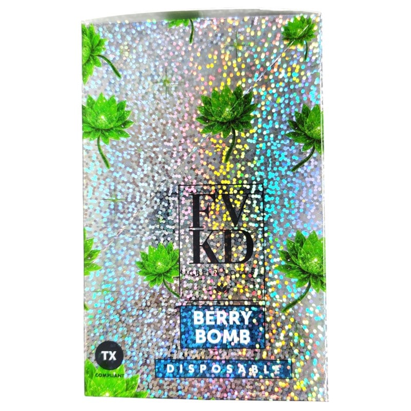 FVKD Green Lotus 1.5gm Disposable 5ct Box - Berry Bomb