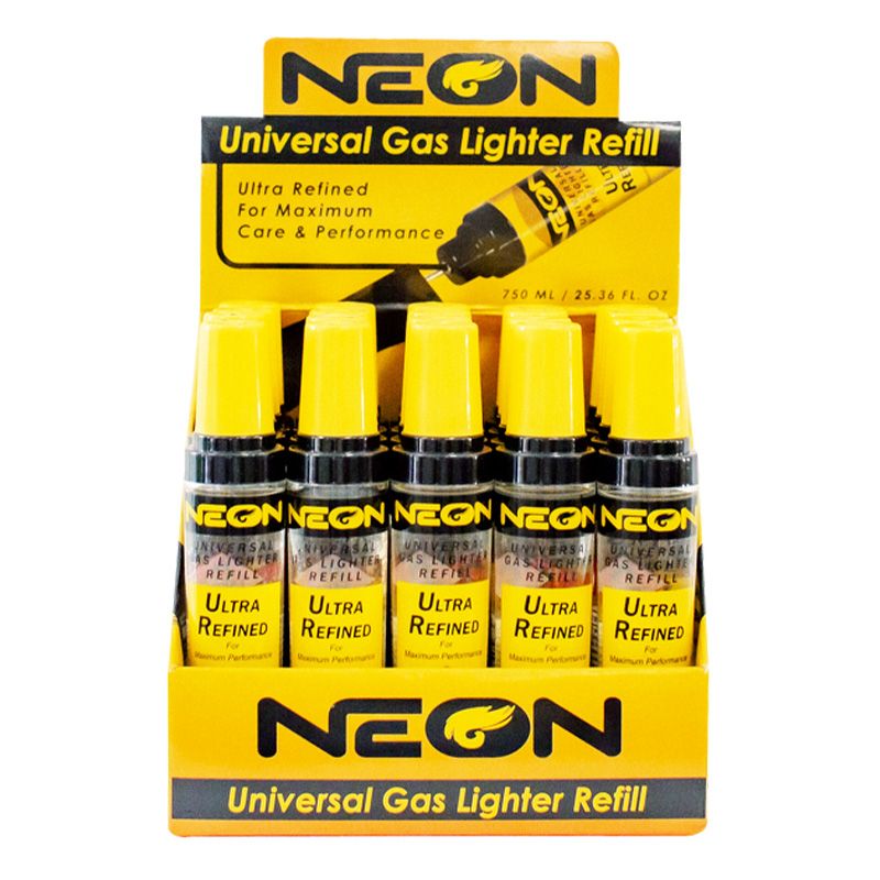 Neon Universal Gas Lighter Refill 20ml 20ct Box