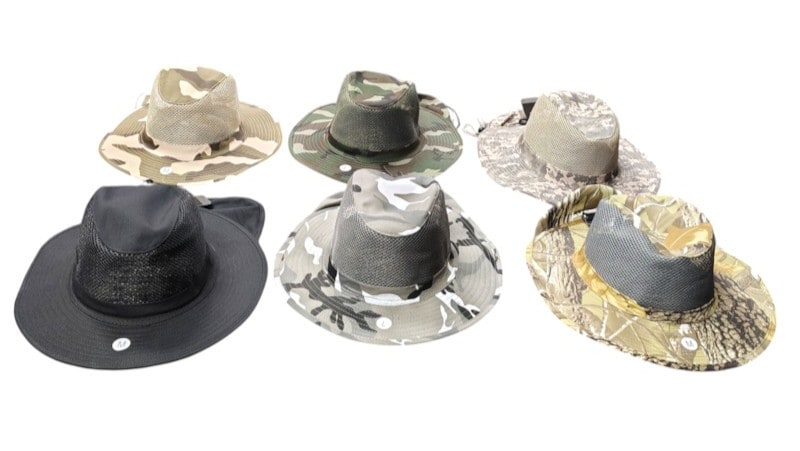 Summer Bill - Flap Hat - Mix Design With Net