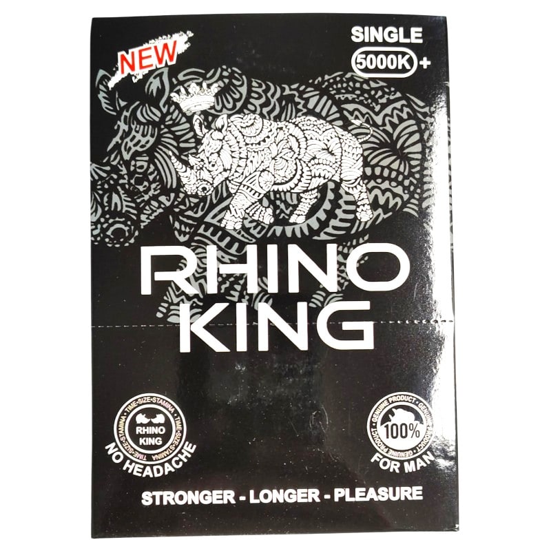 Rhino King Black Single 5000k 24ct