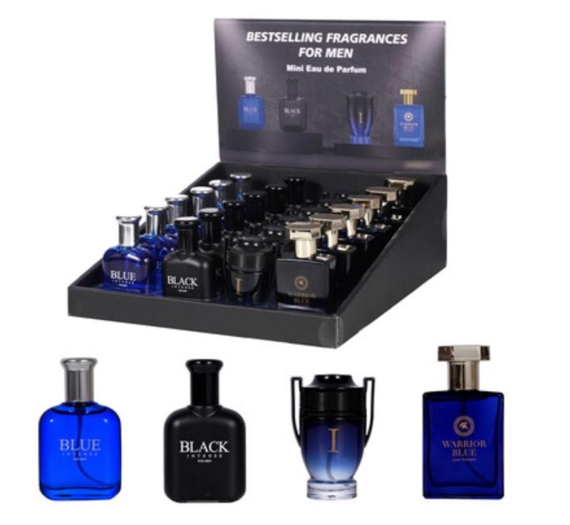 Display Men's Bestselling Fragrances Mini Perfume 30ml 24ct