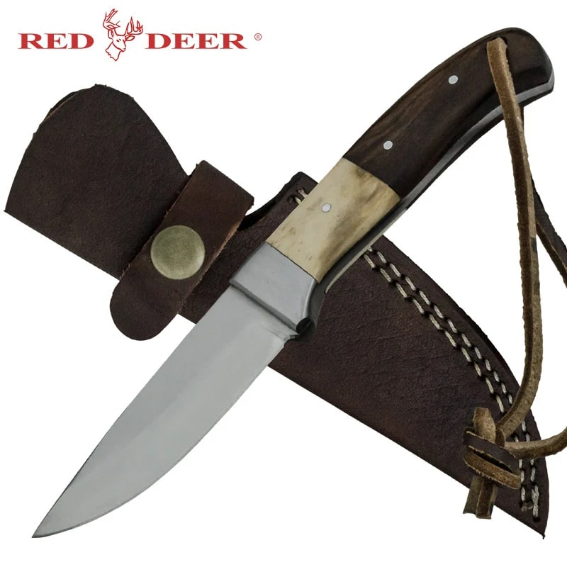 Knife - Real Bone Wood Handle & Stainless Steel