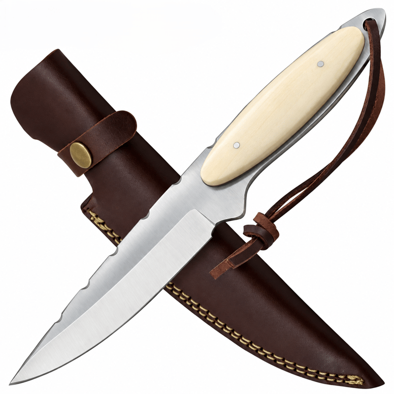 Knife -Full Tang Hunting Knife W/Sheath