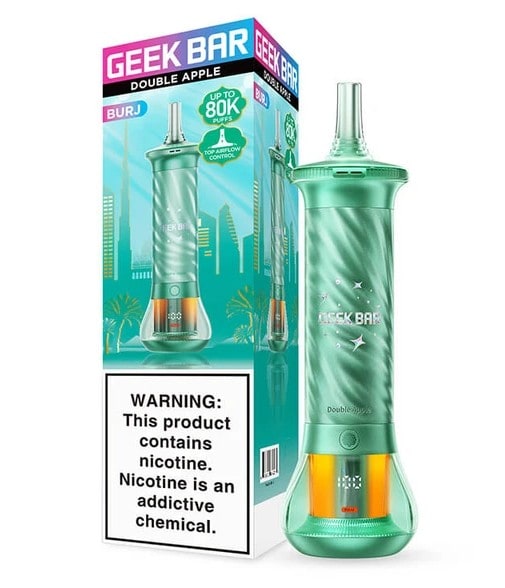 Geek Bar Burj 80K 5ct Box - Double Apple