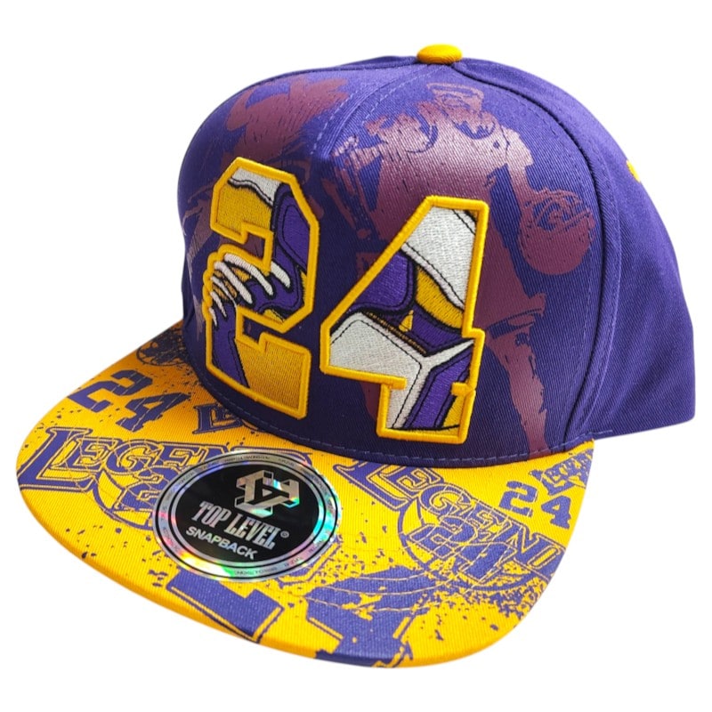 Hip - Hop Caps - 24 Legend Patch Purple