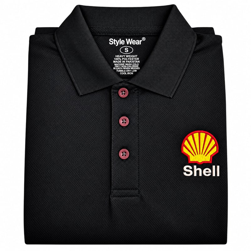 TShirt Style Wear Polo-Shell -Charcoal-Small
