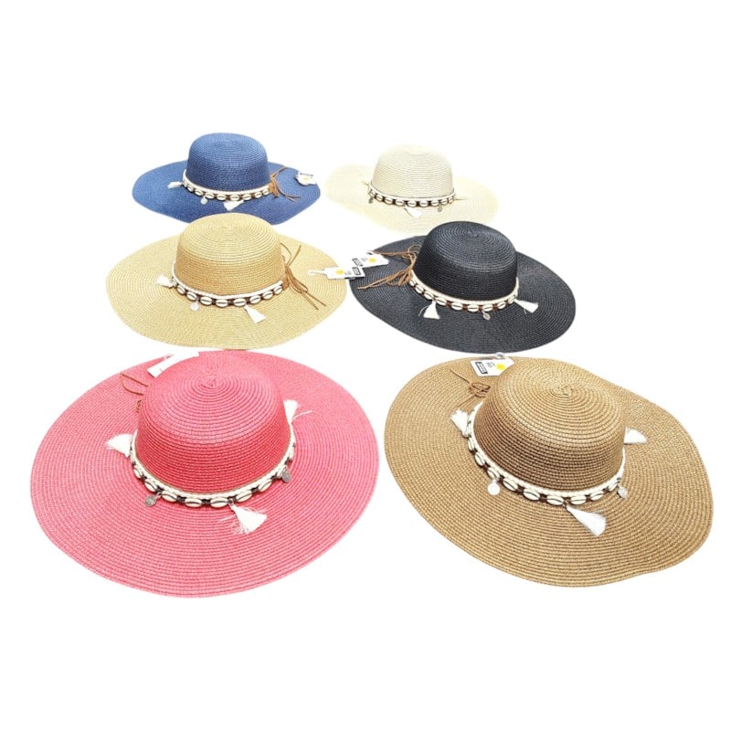 Cowboys Hats - For Lady W/Assorted Colors Brown Band
