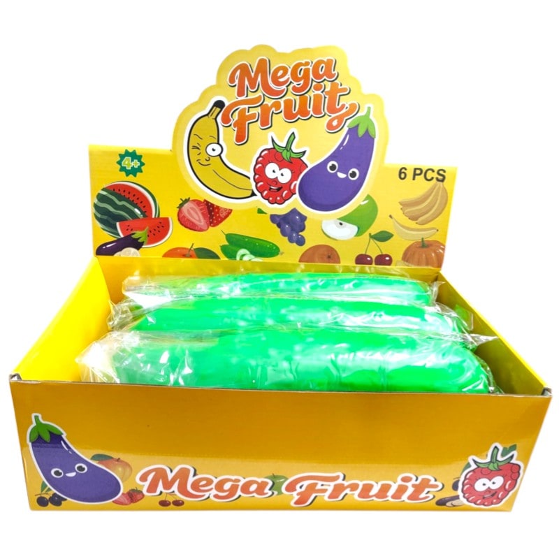 Jumbo Squeeze Cucumber Toys 6ct Box