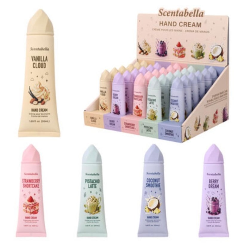 Display Scentabella Hand Cream 30ct 50ml