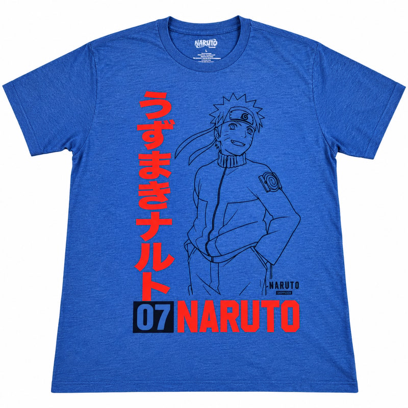 T - shirt Printed - Naruto Graphic