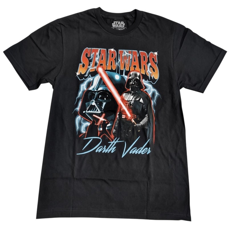 T - shirt Printed - Three Vader moon Star Wars Graphic