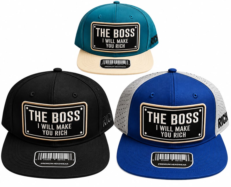 Hip - Hop Caps - The Boss, I Will Make You Rich Patch