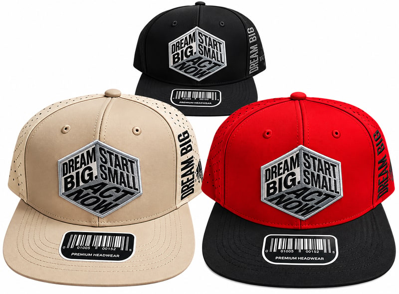 Hip - Hop Caps - Dream Big, Start Small Patch