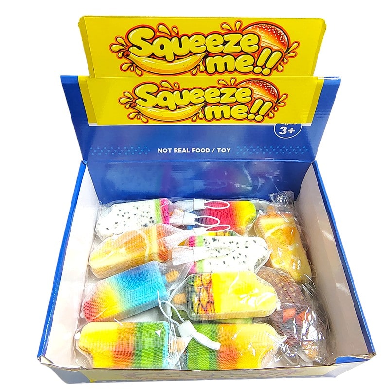 Squeeze Me Ice - Cream Candy Toys 12ct Box