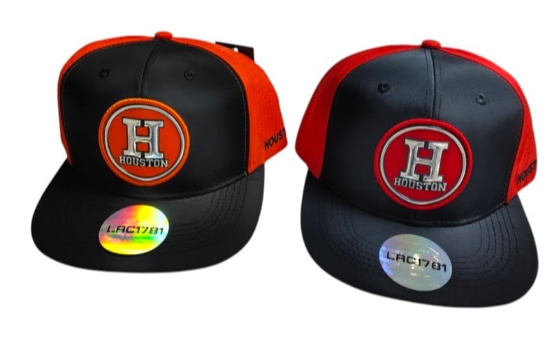 Hip - Hop Caps - Houston Patch With Metal