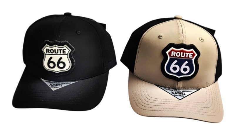 Truckers Caps - Route 66 Rubber Patch