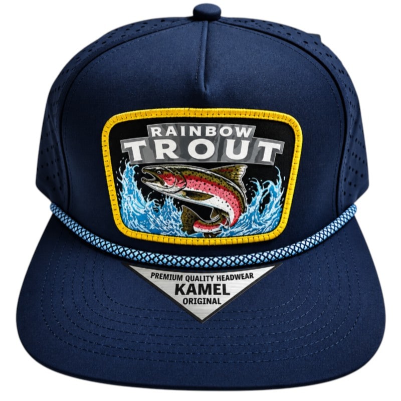 Hip - Hop Caps - Rainbow Trout Fish Patch