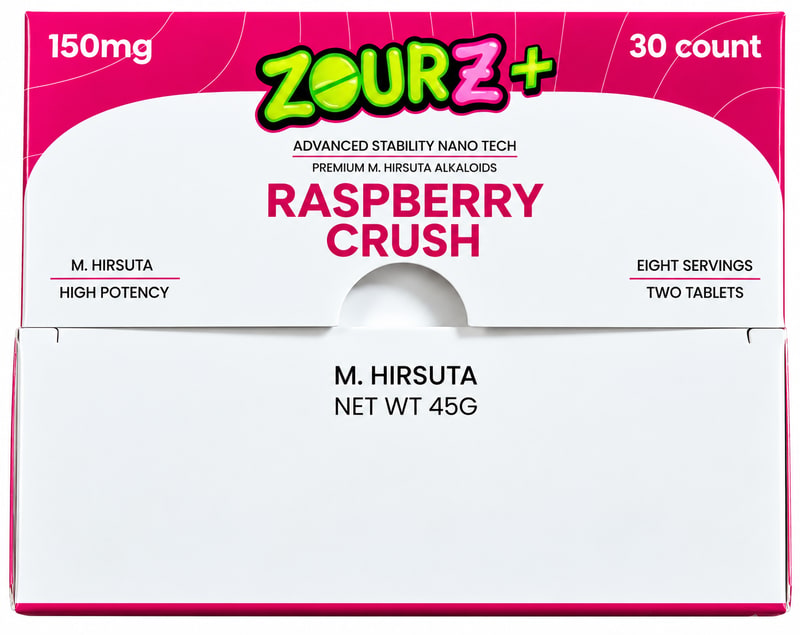 Zour Z+ M.Hirsuta 150mg 2pk 30ct - Raspberry Crush