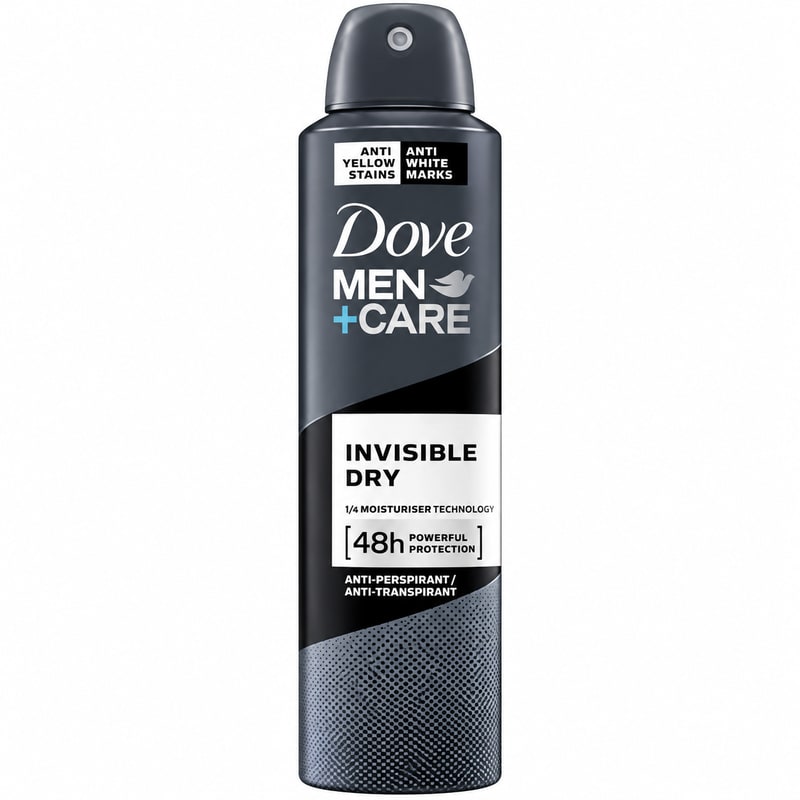 Dove Body Spray - Men Invisible Dry