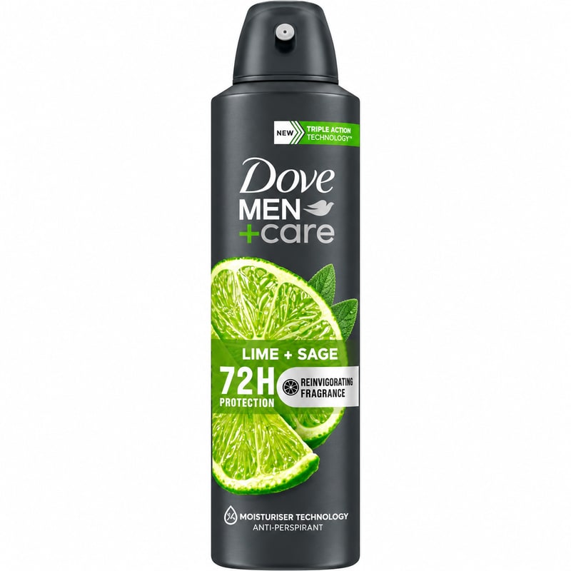 Dove Body Spray - Men Lime & Sage