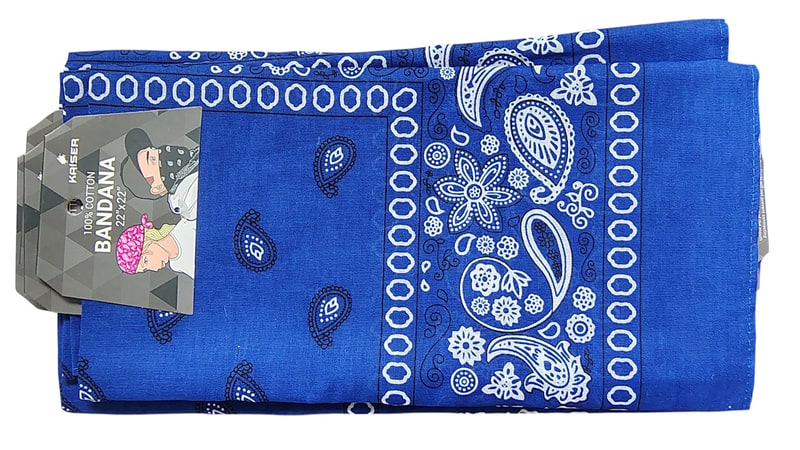 Head Wear Bandana 1dz Pack - Royal Blue