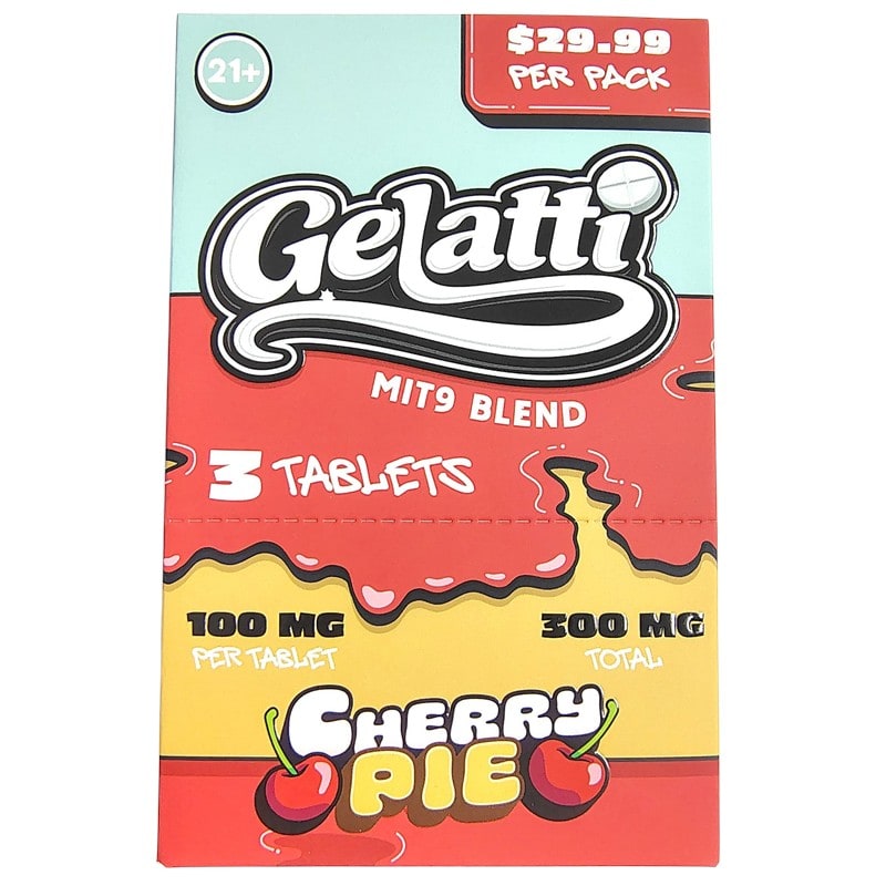 Gelatti MIT9 Blend 100mg 3pk 10ct Box - Cherry Pie